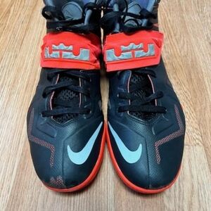 Nike, Lebron Soldiers 7, Orange/Black/ gray, size 11